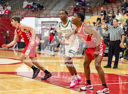 Thumbnail 3 in Princeton vs. Indianapolis Crispus Attucks (IHSAA 3A Southport Semi-state semi-final) photogallery.