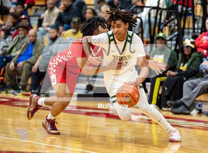 Thumbnail 3 in Princeton vs. Indianapolis Crispus Attucks (IHSAA 3A Southport Semi-state semi-final) photogallery.