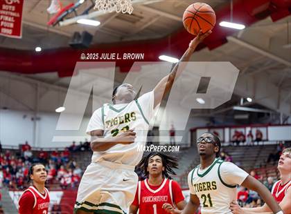 Thumbnail 1 in Princeton vs. Indianapolis Crispus Attucks (IHSAA 3A Southport Semi-state semi-final) photogallery.