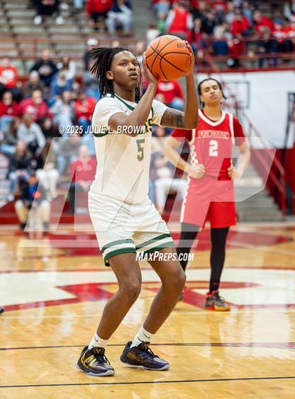 Thumbnail 1 in Princeton vs. Indianapolis Crispus Attucks (IHSAA 3A Southport Semi-state semi-final) photogallery.