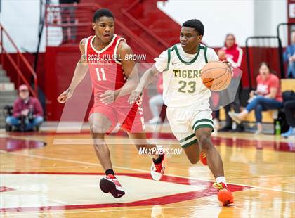 Thumbnail 2 in Princeton vs. Indianapolis Crispus Attucks (IHSAA 3A Southport Semi-state semi-final) photogallery.