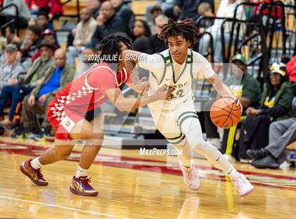Thumbnail 2 in Princeton vs. Indianapolis Crispus Attucks (IHSAA 3A Southport Semi-state semi-final) photogallery.