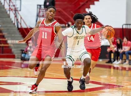 Thumbnail 2 in Princeton vs. Indianapolis Crispus Attucks (IHSAA 3A Southport Semi-state semi-final) photogallery.