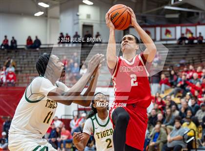 Thumbnail 2 in Princeton vs. Indianapolis Crispus Attucks (IHSAA 3A Southport Semi-state semi-final) photogallery.
