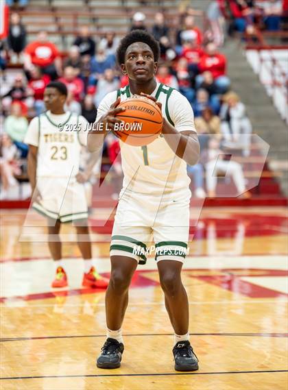 Thumbnail 3 in Princeton vs. Indianapolis Crispus Attucks (IHSAA 3A Southport Semi-state semi-final) photogallery.