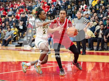 Thumbnail 1 in Princeton vs. Indianapolis Crispus Attucks (IHSAA 3A Southport Semi-state semi-final) photogallery.