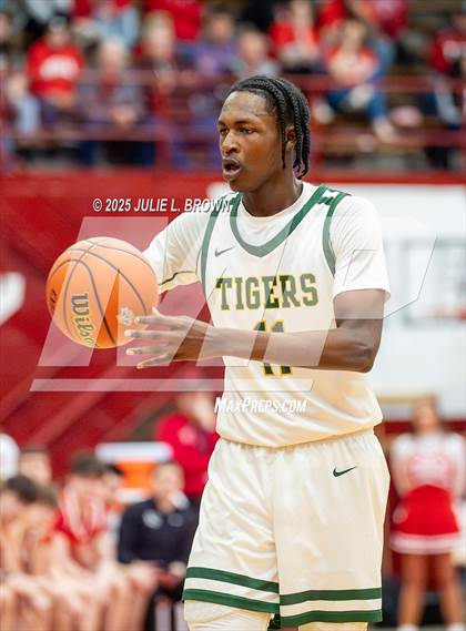 Thumbnail 3 in Princeton vs. Indianapolis Crispus Attucks (IHSAA 3A Southport Semi-state semi-final) photogallery.
