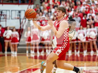 Thumbnail 2 in Princeton vs. Indianapolis Crispus Attucks (IHSAA 3A Southport Semi-state semi-final) photogallery.