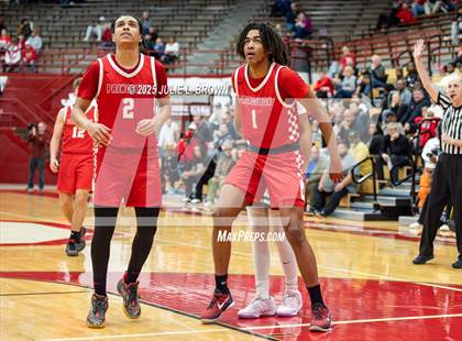 Thumbnail 3 in Princeton vs. Indianapolis Crispus Attucks (IHSAA 3A Southport Semi-state semi-final) photogallery.