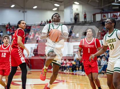 Thumbnail 1 in Princeton vs. Indianapolis Crispus Attucks (IHSAA 3A Southport Semi-state semi-final) photogallery.