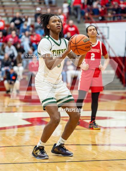 Thumbnail 3 in Princeton vs. Indianapolis Crispus Attucks (IHSAA 3A Southport Semi-state semi-final) photogallery.