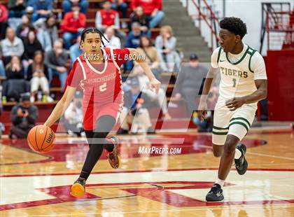 Thumbnail 1 in Princeton vs. Indianapolis Crispus Attucks (IHSAA 3A Southport Semi-state semi-final) photogallery.
