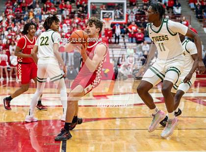 Thumbnail 1 in Princeton vs. Indianapolis Crispus Attucks (IHSAA 3A Southport Semi-state semi-final) photogallery.