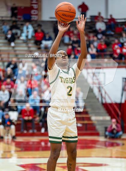 Thumbnail 3 in Princeton vs. Indianapolis Crispus Attucks (IHSAA 3A Southport Semi-state semi-final) photogallery.