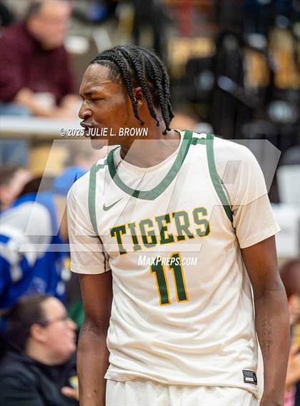 Thumbnail 2 in Princeton vs. Indianapolis Crispus Attucks (IHSAA 3A Southport Semi-state semi-final) photogallery.