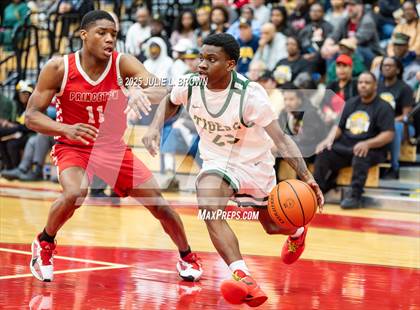 Thumbnail 1 in Princeton vs. Indianapolis Crispus Attucks (IHSAA 3A Southport Semi-state semi-final) photogallery.