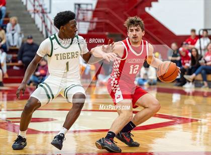 Thumbnail 1 in Princeton vs. Indianapolis Crispus Attucks (IHSAA 3A Southport Semi-state semi-final) photogallery.