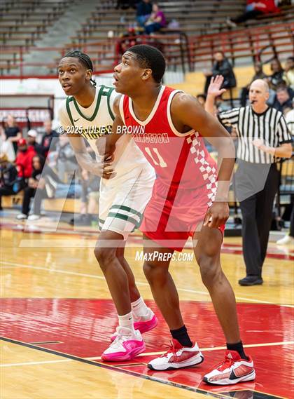 Thumbnail 1 in Princeton vs. Indianapolis Crispus Attucks (IHSAA 3A Southport Semi-state semi-final) photogallery.