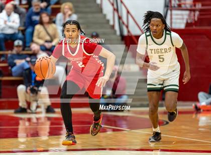 Thumbnail 1 in Princeton vs. Indianapolis Crispus Attucks (IHSAA 3A Southport Semi-state semi-final) photogallery.
