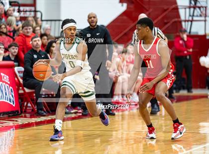 Thumbnail 1 in Princeton vs. Indianapolis Crispus Attucks (IHSAA 3A Southport Semi-state semi-final) photogallery.