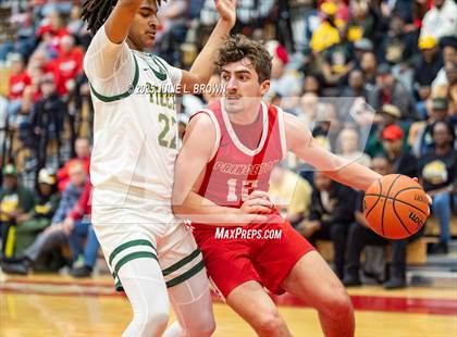 Thumbnail 2 in Princeton vs. Indianapolis Crispus Attucks (IHSAA 3A Southport Semi-state semi-final) photogallery.