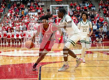Thumbnail 3 in Princeton vs. Indianapolis Crispus Attucks (IHSAA 3A Southport Semi-state semi-final) photogallery.