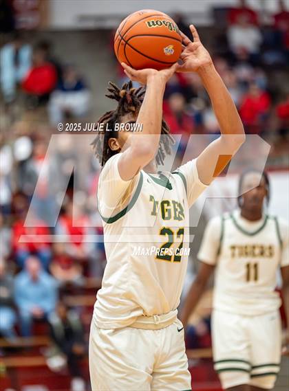 Thumbnail 2 in Princeton vs. Indianapolis Crispus Attucks (IHSAA 3A Southport Semi-state semi-final) photogallery.