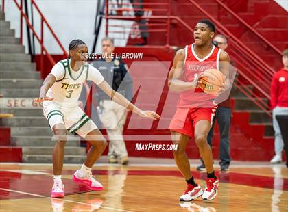 Thumbnail 1 in Princeton vs. Indianapolis Crispus Attucks (IHSAA 3A Southport Semi-state semi-final) photogallery.