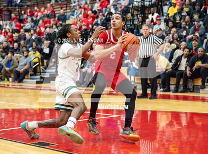 Thumbnail 3 in Princeton vs. Indianapolis Crispus Attucks (IHSAA 3A Southport Semi-state semi-final) photogallery.