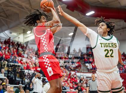 Thumbnail 3 in Princeton vs. Indianapolis Crispus Attucks (IHSAA 3A Southport Semi-state semi-final) photogallery.