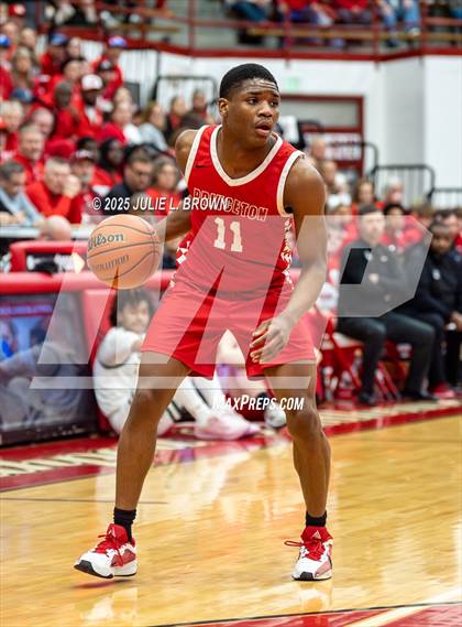 Thumbnail 2 in Princeton vs. Indianapolis Crispus Attucks (IHSAA 3A Southport Semi-state semi-final) photogallery.