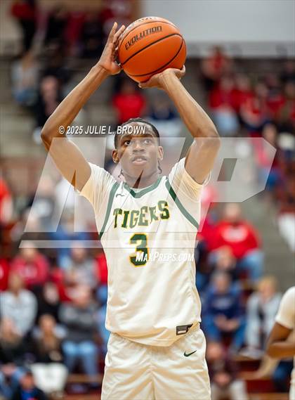 Thumbnail 1 in Princeton vs. Indianapolis Crispus Attucks (IHSAA 3A Southport Semi-state semi-final) photogallery.