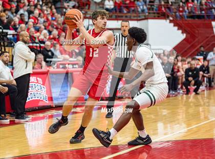 Thumbnail 3 in Princeton vs. Indianapolis Crispus Attucks (IHSAA 3A Southport Semi-state semi-final) photogallery.