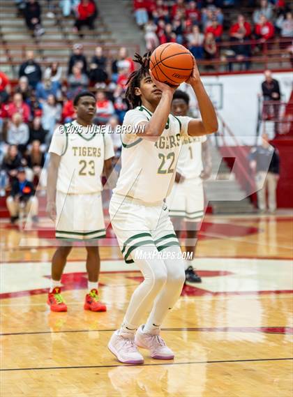 Thumbnail 1 in Princeton vs. Indianapolis Crispus Attucks (IHSAA 3A Southport Semi-state semi-final) photogallery.
