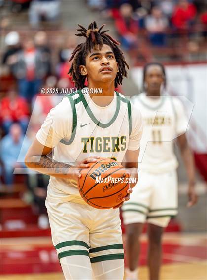 Thumbnail 2 in Princeton vs. Indianapolis Crispus Attucks (IHSAA 3A Southport Semi-state semi-final) photogallery.