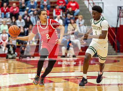 Thumbnail 3 in Princeton vs. Indianapolis Crispus Attucks (IHSAA 3A Southport Semi-state semi-final) photogallery.