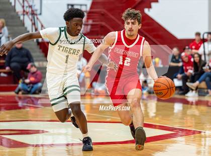 Thumbnail 2 in Princeton vs. Indianapolis Crispus Attucks (IHSAA 3A Southport Semi-state semi-final) photogallery.