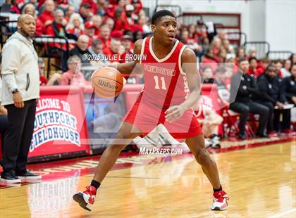Thumbnail 3 in Princeton vs. Indianapolis Crispus Attucks (IHSAA 3A Southport Semi-state semi-final) photogallery.
