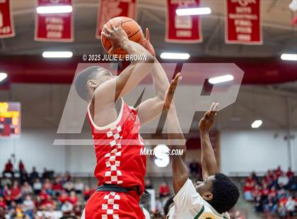Thumbnail 3 in Princeton vs. Indianapolis Crispus Attucks (IHSAA 3A Southport Semi-state semi-final) photogallery.