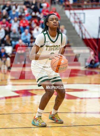 Thumbnail 1 in Princeton vs. Indianapolis Crispus Attucks (IHSAA 3A Southport Semi-state semi-final) photogallery.
