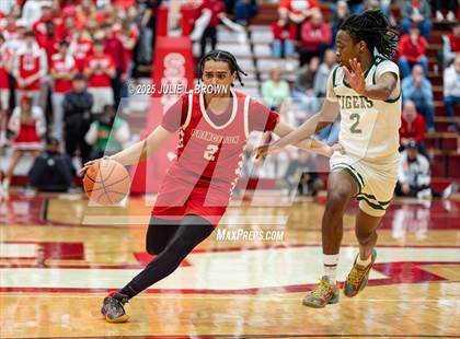 Thumbnail 3 in Princeton vs. Indianapolis Crispus Attucks (IHSAA 3A Southport Semi-state semi-final) photogallery.