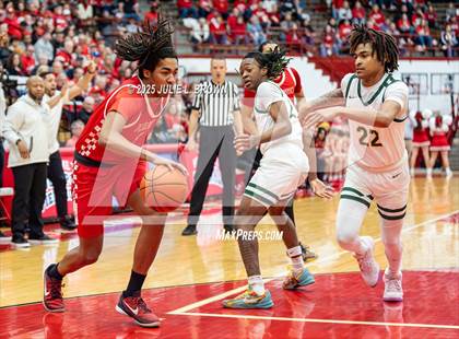 Thumbnail 1 in Princeton vs. Indianapolis Crispus Attucks (IHSAA 3A Southport Semi-state semi-final) photogallery.