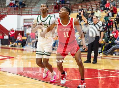 Thumbnail 1 in Princeton vs. Indianapolis Crispus Attucks (IHSAA 3A Southport Semi-state semi-final) photogallery.