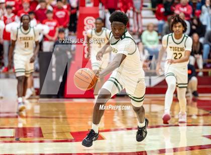 Thumbnail 3 in Princeton vs. Indianapolis Crispus Attucks (IHSAA 3A Southport Semi-state semi-final) photogallery.