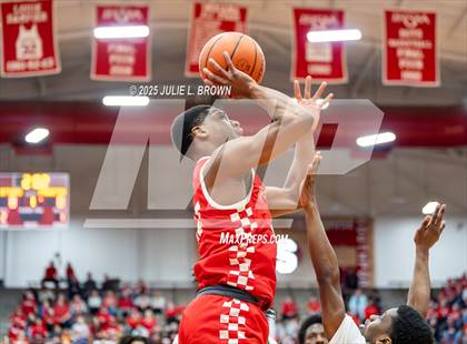 Thumbnail 1 in Princeton vs. Indianapolis Crispus Attucks (IHSAA 3A Southport Semi-state semi-final) photogallery.