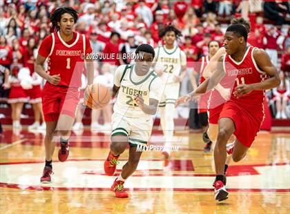Thumbnail 1 in Princeton vs. Indianapolis Crispus Attucks (IHSAA 3A Southport Semi-state semi-final) photogallery.