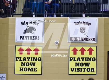 Thumbnail 2 in Bigelow vs. Eureka Springs (AAA 2A State Playoff First Round) photogallery.