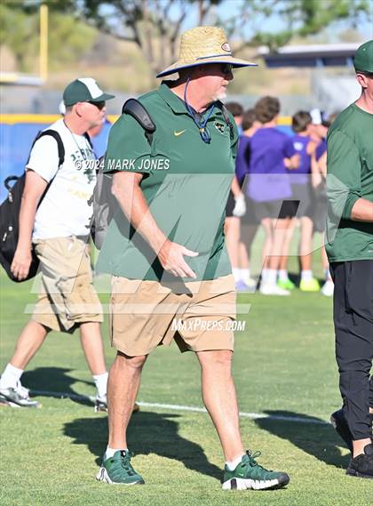 Thumbnail 2 in Northwest Christian vs. Peoria (O'Connor 7 on 7 -  Saturday Night Lights) photogallery.