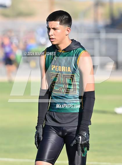 Thumbnail 2 in Northwest Christian vs. Peoria (O'Connor 7 on 7 -  Saturday Night Lights) photogallery.