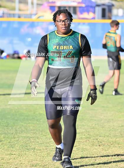Thumbnail 3 in Northwest Christian vs. Peoria (O'Connor 7 on 7 -  Saturday Night Lights) photogallery.